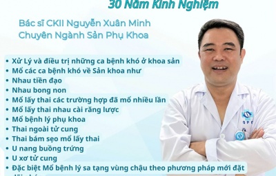 BS.CKII NGUYỄN XUÂN MINH – "BÀN TAY VÀNG" TRONG NHỮNG CA SẢN KHOA KHÓ TẠI QUẢNG NGÃI